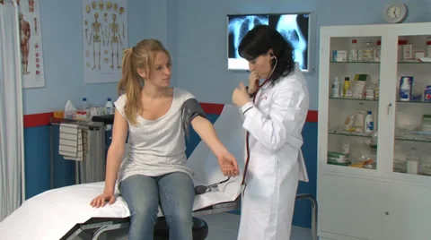 BLOOD PRESSURE Stock Footage 35849591