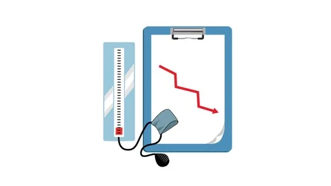 Blood pressure lowering 库存影片 74954638