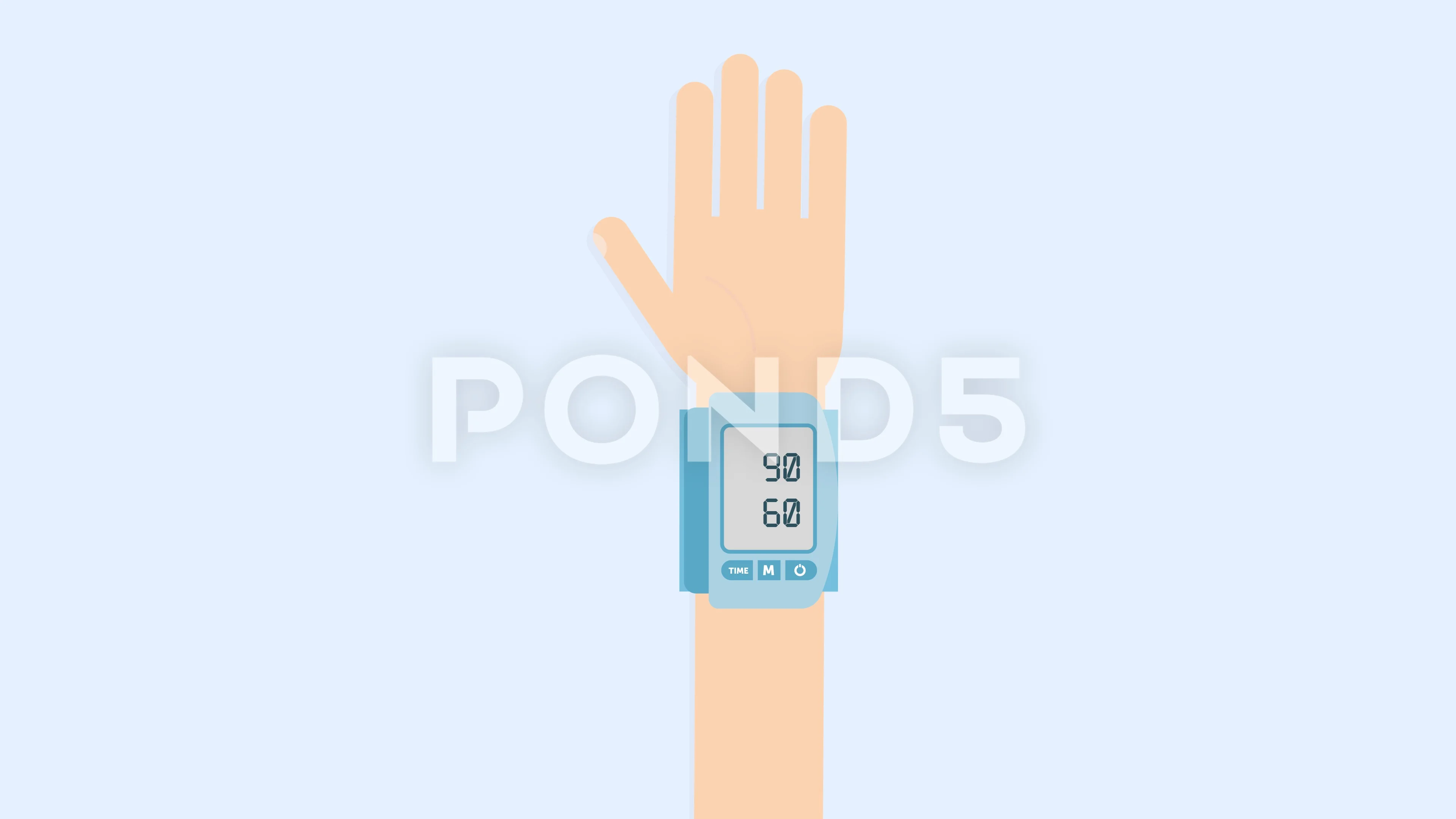 Blood Pressure Measuring 90 60 Wrist Stock Video Pond5