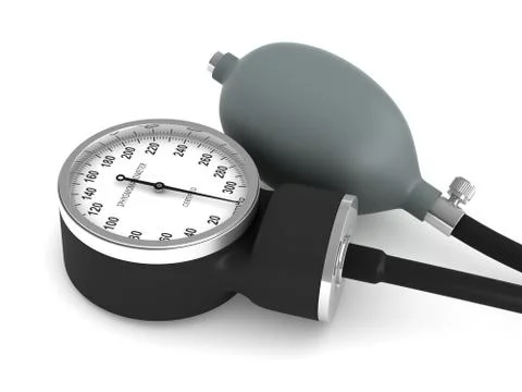 Blood pressure measuring device Stock Illustration