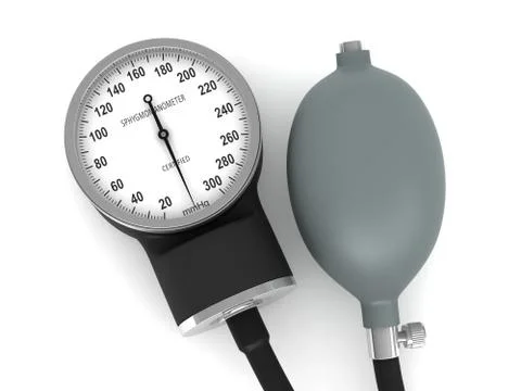 Blood pressure measuring device Stock Illustration