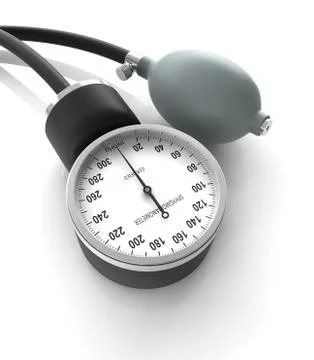 Blood pressure measuring device Stock Illustration