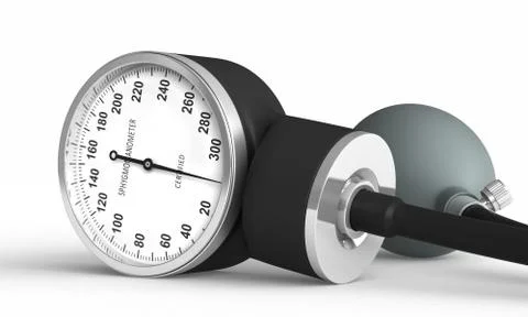 Blood pressure measuring device Stock Illustration