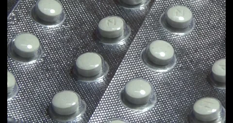 Blood pressure medication Stock Footage 295917901