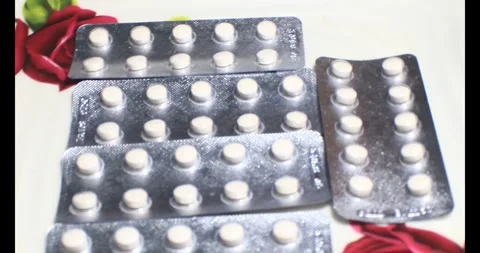 Blood pressure medication Stock Footage 295918209