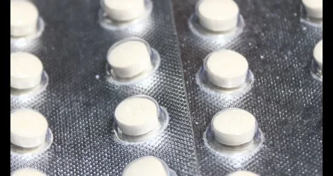 Blood pressure medication Stock Footage 295918342