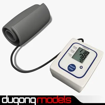 Blood Pressure Monitor 3D Model