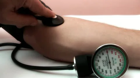 Blood pressure tonometer Stock Footage 12454197