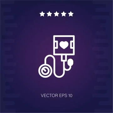 Blood pressure vector icon Stock Illustration