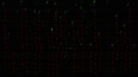 Blood Rain - Matrix Code Loop Vídeos de archivo 334274331