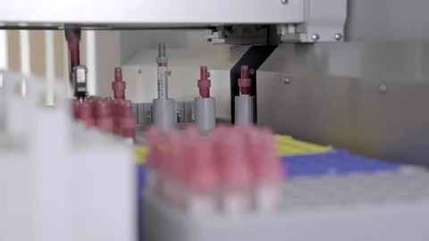 Blood research medicine sorting Stock Footage 70333322
