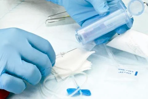 Blood Sample Collection Stock Photos