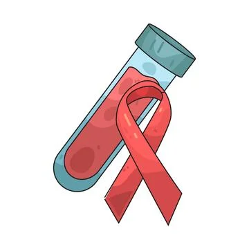 Blood sample illustration Stock Illustration