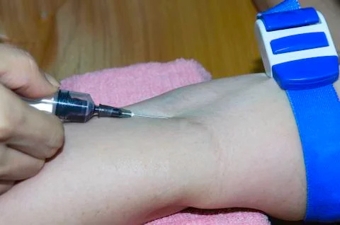 Blood sample Stock Photos