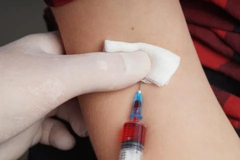 Blood sample Stock Photos