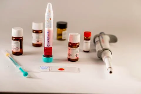 Blood sample Stock Photos