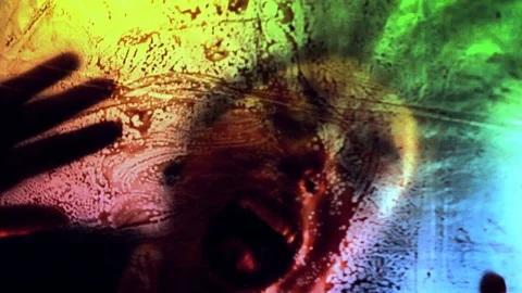 Blood scream/abstract Stock Footage 79255269