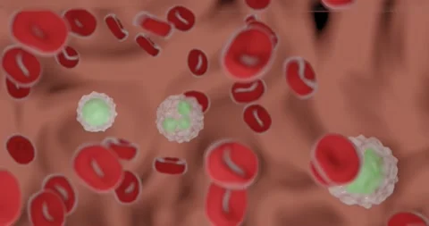 Blood smear Stock Footage 136448787