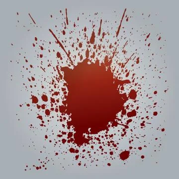 Blood Spatter Stock Illustration