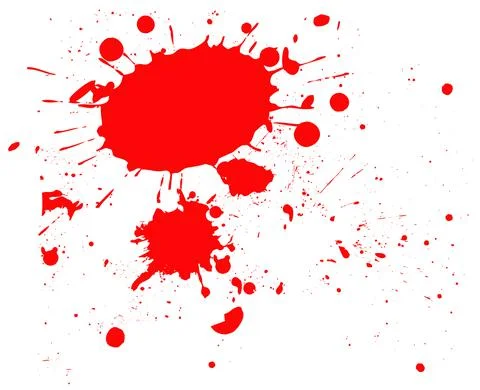 Blood splat vector illustration Stock Illustration