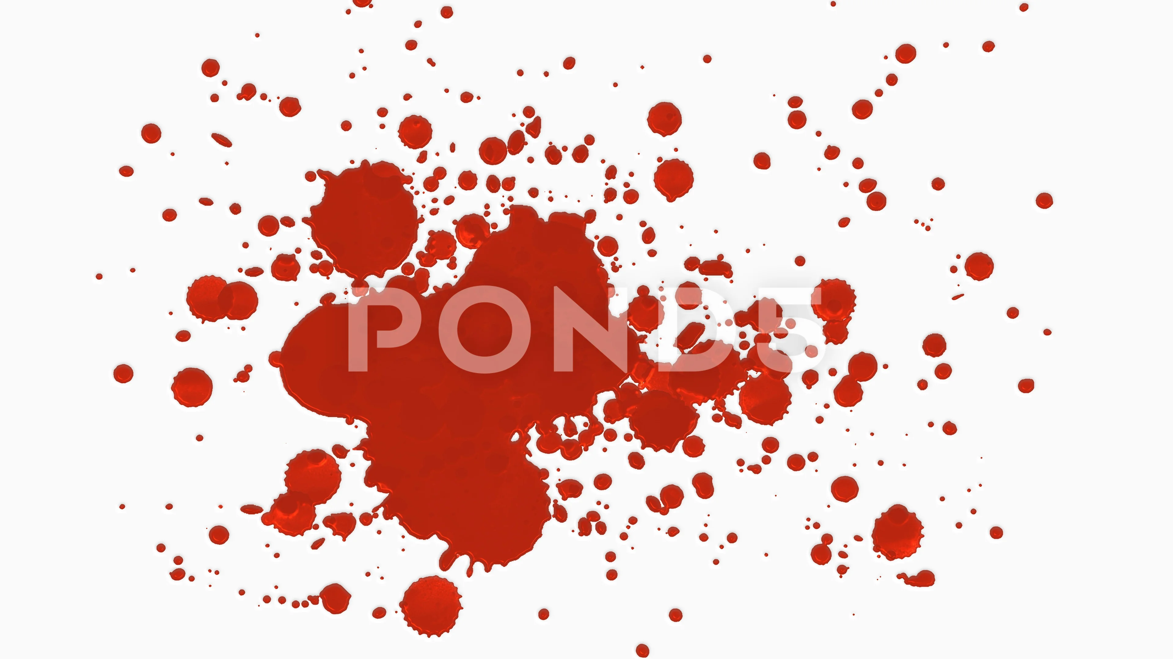 Blood or Ink Splatter Effect