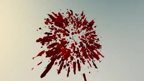 Blood splatter background Stock Illustration