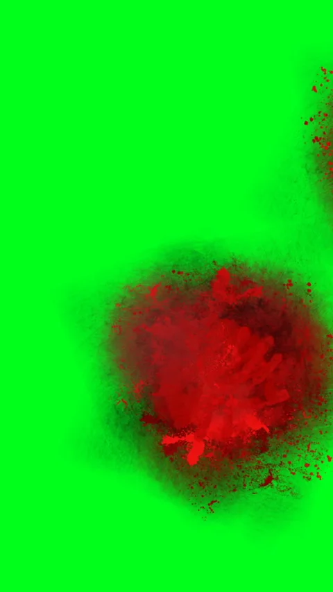 Blood Splatter Green Screen Stock Video Footage | Royalty Free Blood