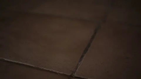 Blood Spray onto tiled floor Stock Footage 55819655