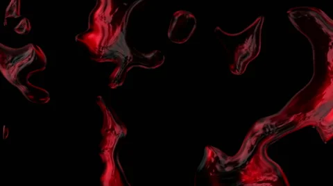 Blood spread abstract background Stock Footage 60207592