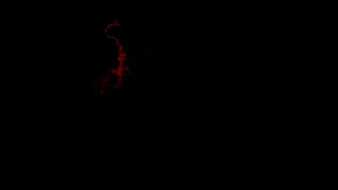 Blood Squib with Alpha Channel Stock Footage 108015394