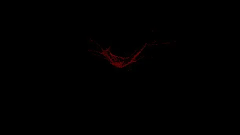 Blood Squib with Alpha Channel Stock Footage 108015558