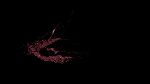 Blood Squib with Alpha Channel Stock Footage 108016090
