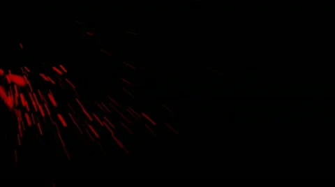 Blood Squirt Sideways Medium (3-for-1) 03 Stock-Footage 10886842