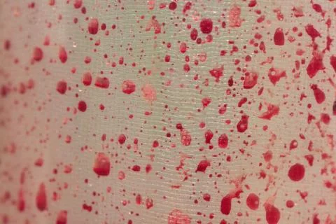 Blood stained on suction container in operating room Stock Photos