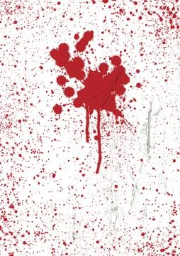 Blood stains texture background, vector. Stock Illustration