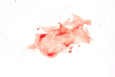 Blood stains on a white background Stock Photos