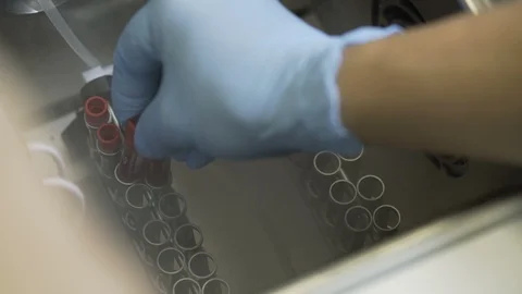 Blood storage Stock Footage 92324914