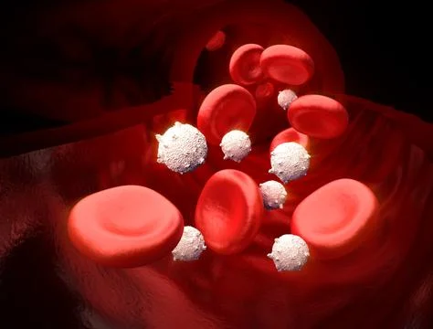 Blood Stream - Opened Artery Stock-Illustration