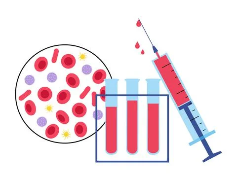 Blood structure concept Stock Illustration