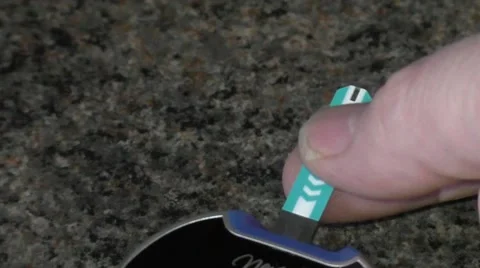 Blood sugar Stock Footage 47393845