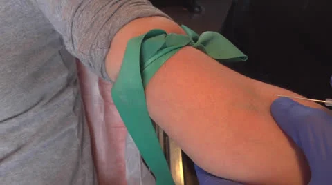 Blood taking Stock-Footage 22563423