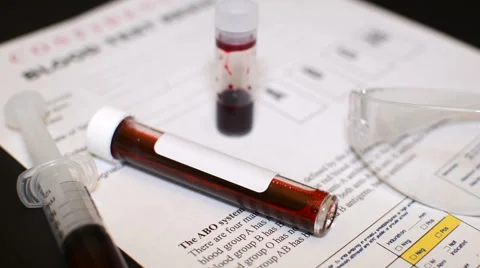 Blood Test Stock Footage 65398680