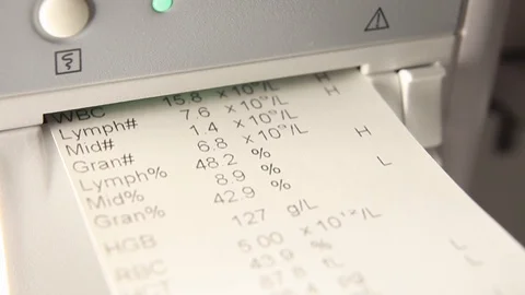 Blood test. Stock Footage 129625745