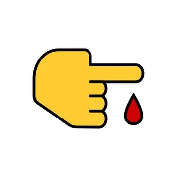 Blood test icon vector illustration isolated on white background イラスト素材