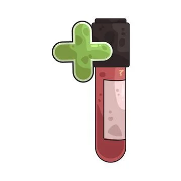 Blood Test illustration Stock Illustration