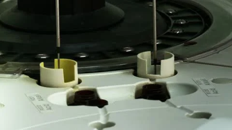 Blood test in laboratory Stock Footage 10858694