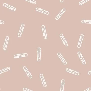 Blood test line vector seamless pattern sign 库存插图
