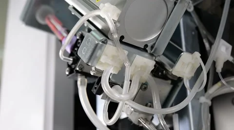 Blood test machine in laboratory Stock Footage 43204124