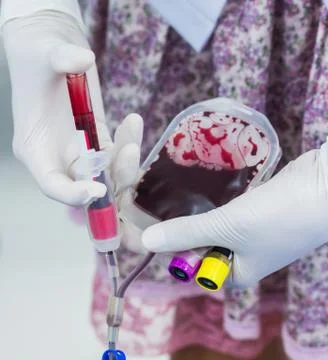 Blood test Stock Photos