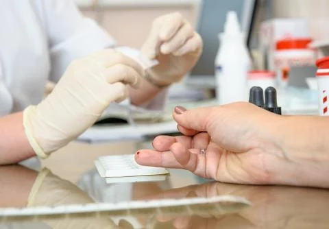 Blood test Stock Photos
